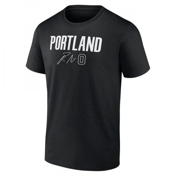 Футболка Damian Lillard Portland Trail Blazers - Black