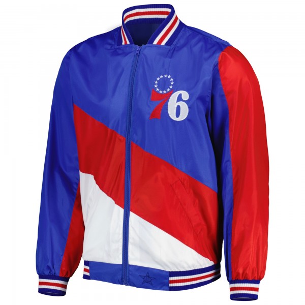 Кофта на молнии Philadelphia 76ers JH Design Ripstop Nylon - Royal