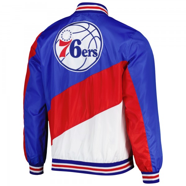 Кофта на молнии Philadelphia 76ers JH Design Ripstop Nylon - Royal
