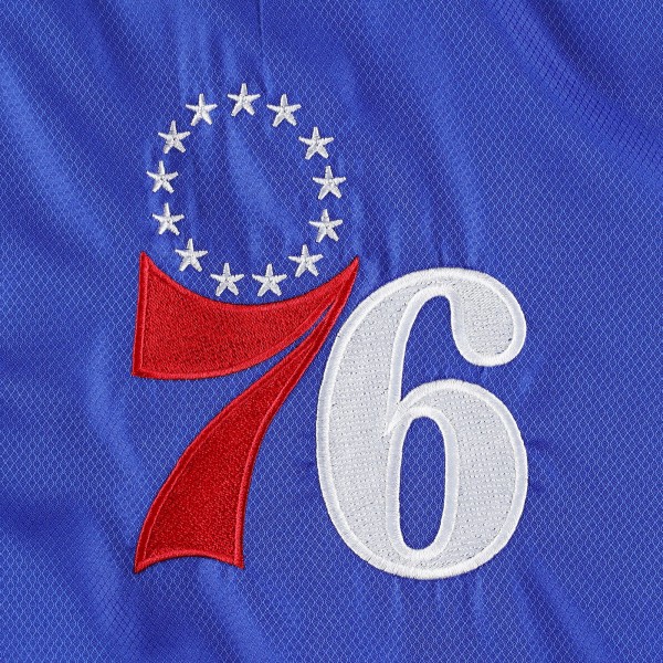 Кофта на молнии Philadelphia 76ers JH Design Ripstop Nylon - Royal