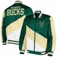 Кофта на молнии Milwaukee Bucks JH Design Ripstop Nylon - Hunter Green