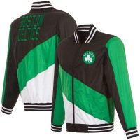 Кофта на молнии Boston Celtics JH Design - Black/Kelly Green