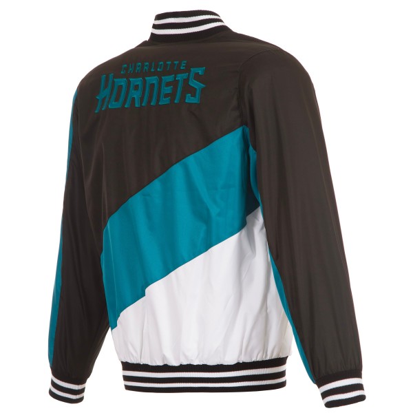 Кофта на молнии Charlotte Hornets JH Design - Black/Teal