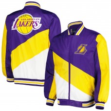 Кофта на молнии Los Angeles Lakers JH Design Ripstop Nylon - Purple/Gold