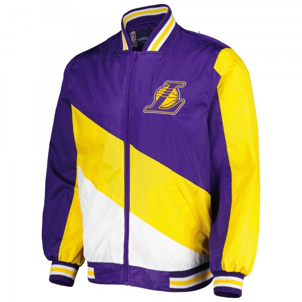 Кофта на молнии Los Angeles Lakers JH Design Ripstop Nylon - Purple/Gold