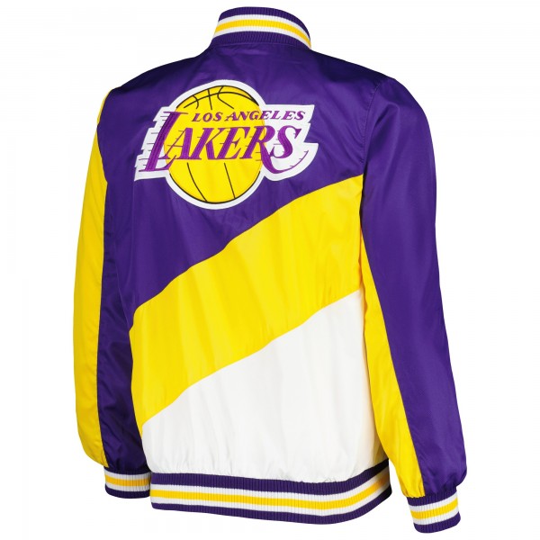 Кофта на молнии Los Angeles Lakers JH Design Ripstop Nylon - Purple/Gold