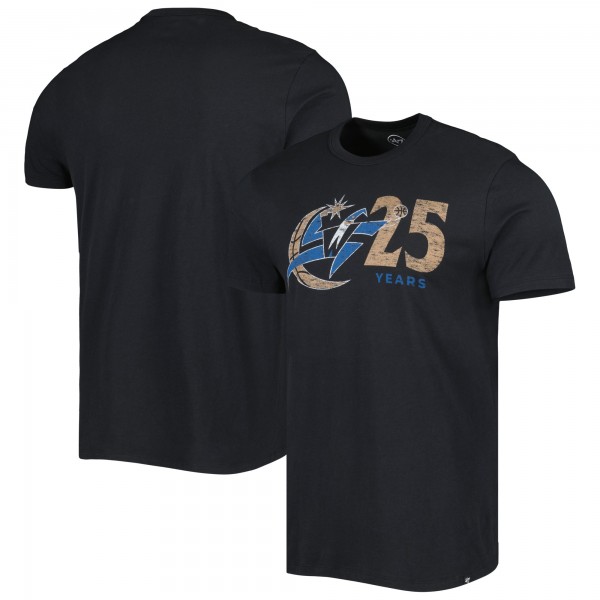 Washington Wizards 47 Black 25th Anniversary T-Shirt