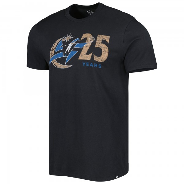 Washington Wizards 47 Black 25th Anniversary T-Shirt