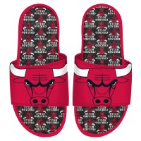 Шлепки Chicago Bulls ISlide Team Pattern Gel