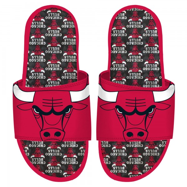 Шлепки Chicago Bulls ISlide Team Pattern Gel