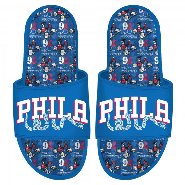 Шлепки Philadelphia 76ers ISlide Team Pattern Gel