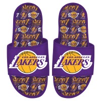 Шлепки Los Angeles Lakers ISlide Team Pattern Gel