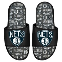 Шлепки Youth Brooklyn Nets ISlide Team Pattern Gel