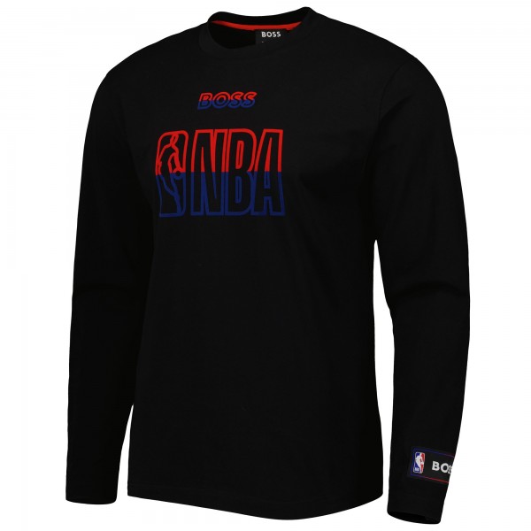 Футболка с длинным рукавом NBA x Hugo Boss 360 - Black