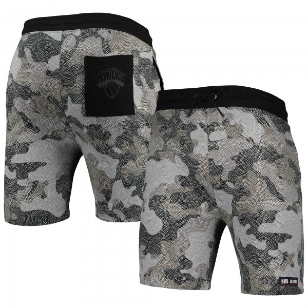 Шорты New York Knicks NBA x Hugo Boss Slam Camo - Black