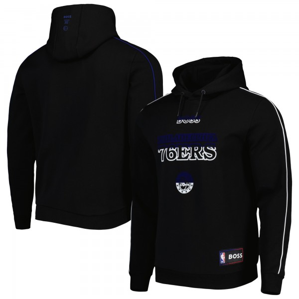 Толстовка Philadelphia 76ers NBA x Hugo Boss Team Bounce Tri-Blend - Black