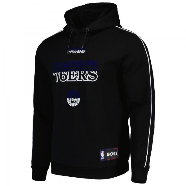 Толстовка Philadelphia 76ers NBA x Hugo Boss Team Bounce Tri-Blend - Black