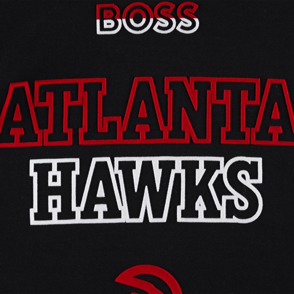 Толстовка Atlanta Hawks NBA x Hugo Boss Team Bounce Tri-Blend - Black