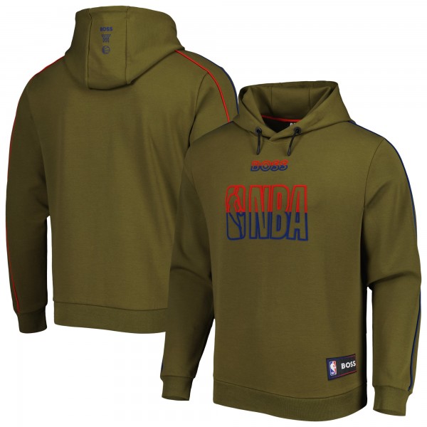 Толстовка NBA x Hugo Boss Team Bounce Tri-Blend - Olive