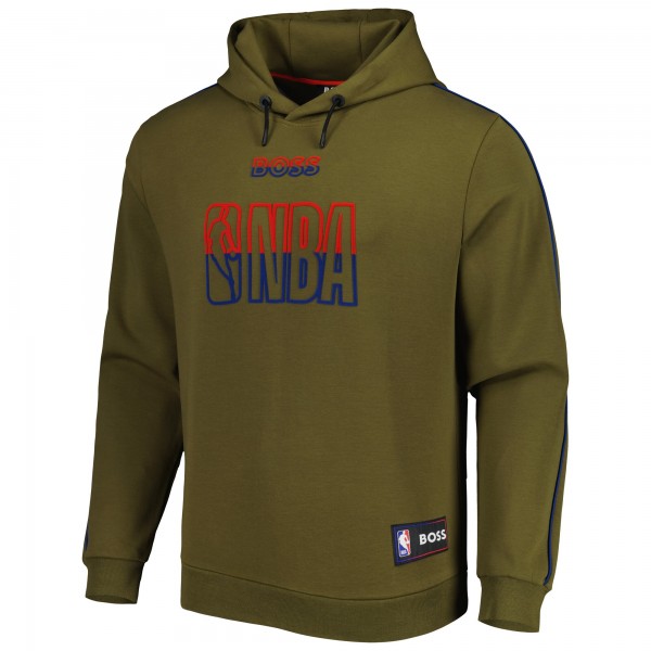 Толстовка NBA x Hugo Boss Team Bounce Tri-Blend - Olive