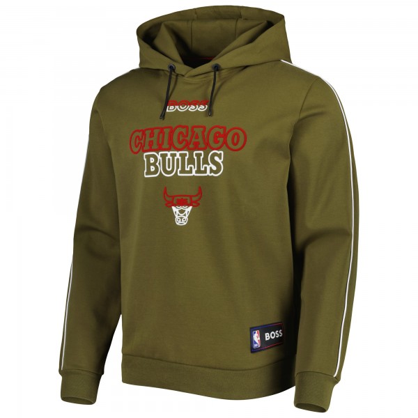 Толстовка Chicago Bulls NBA x Hugo Boss Team Bounce Tri-Blend - Olive