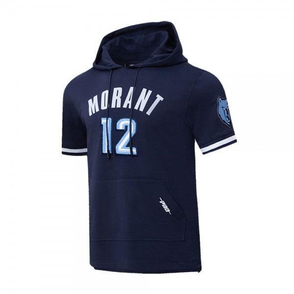 Футболка с капюшоном Ja Morant Memphis Grizzlies Pro Standard Name & Number Player - Navy