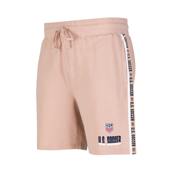 USMNT Concepts Sport Team Stripe Shorts - Tan