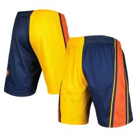 Шорты Golden State Warriors Mitchell & Ness Hardwood Classics 2009 Split Swingman - Navy/Gold