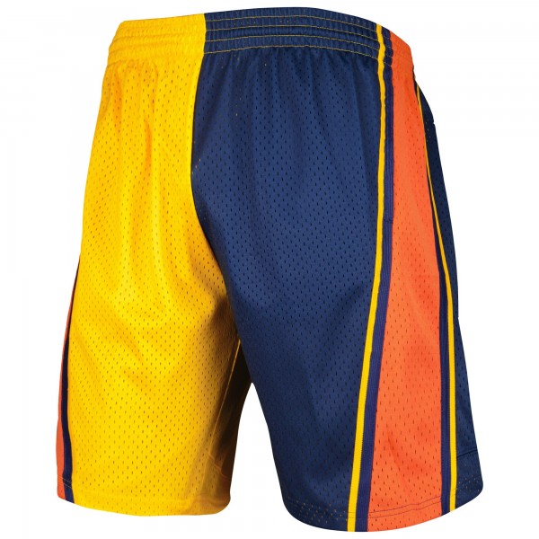 Шорты Golden State Warriors Mitchell & Ness Hardwood Classics 2009 Split Swingman - Navy/Gold