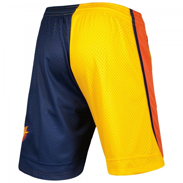 Шорты Golden State Warriors Mitchell & Ness Hardwood Classics 2009 Split Swingman - Navy/Gold