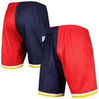 Шорты Houston Rockets Mitchell & Ness Hardwood Classics 1993 Split Swingman - Navy/Red