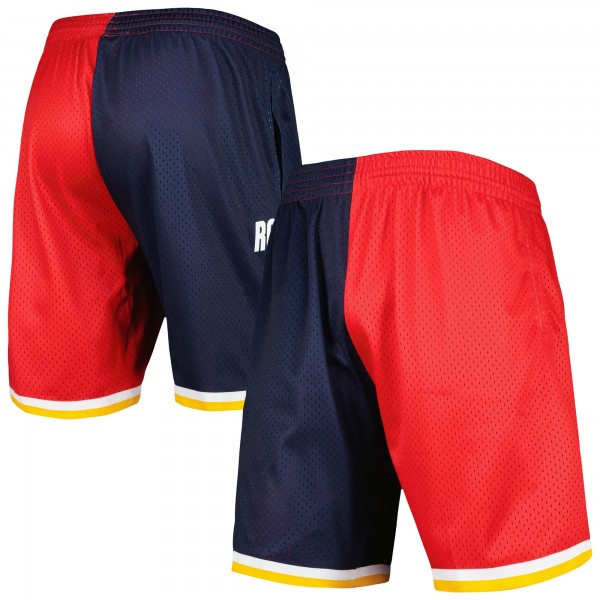Шорты Houston Rockets Mitchell & Ness Hardwood Classics 1993 Split Swingman - Navy/Red