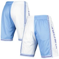Шорты Los Angeles Lakers Mitchell & Ness Hardwood Classics 1996 Split Swingman - Powder Blue/White