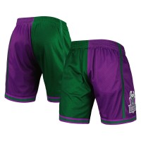 Шорты Milwaukee Bucks Mitchell & Ness Hardwood Classics 1996 Split Swingman - Green/Purple