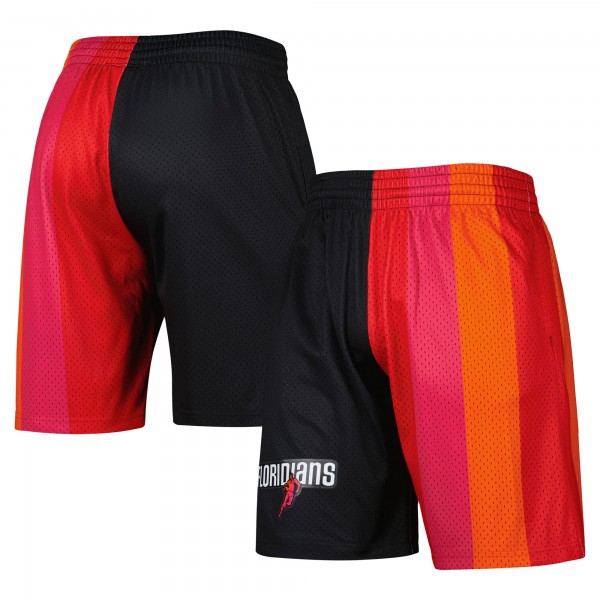 Шорты Miami Heat Mitchell & Ness Hardwood Classics 2005 Split Swingman - Black