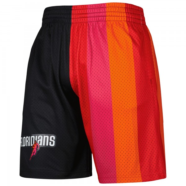 Шорты Miami Heat Mitchell & Ness Hardwood Classics 2005 Split Swingman - Black