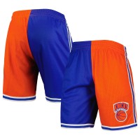 Шорты New York Knicks Mitchell & Ness Hardwood Classics 1991 Split Swingman - Blue/Orange