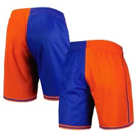 Шорты New York Knicks Mitchell & Ness Hardwood Classics 1996 Split Swingman - Blue/Orange
