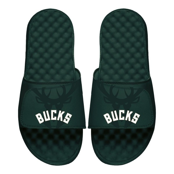 Шлепки Milwaukee Bucks ISlide Tonal Pop - Dark Green