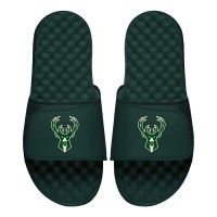 Шлепки Milwaukee Bucks ISlide Primary Logo - Dark Green