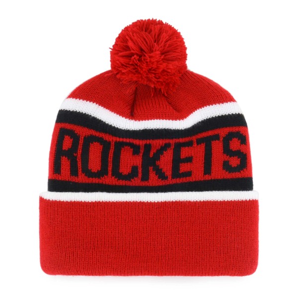 Шапка с помпоном Houston Rockets Whitaker Cuffed Knit - Red