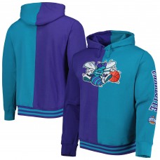 Толстовка Charlotte Hornets Mitchell & Ness Hardwood Classics Split - Purple/Teal