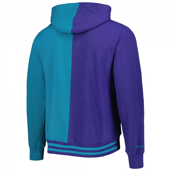 Толстовка Charlotte Hornets Mitchell & Ness Hardwood Classics Split - Purple/Teal