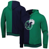 Толстовка Dallas Mavericks Mitchell & Ness Hardwood Classics Split - Navy/Green