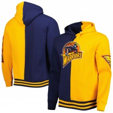 Толстовка Golden State Warriors Mitchell & Ness Hardwood Classics Split - Navy/Gold