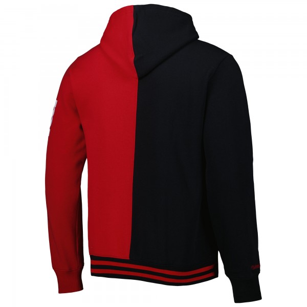 Толстовка Miami Heat Mitchell & Ness Hardwood Classics Split - Black/Red