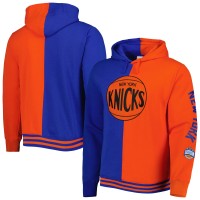 Толстовка New York Knicks Mitchell & Ness Hardwood Classics Split - Blue/Orange