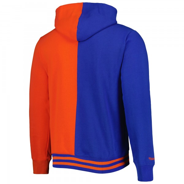 Толстовка New York Knicks Mitchell & Ness Hardwood Classics Split - Blue/Orange