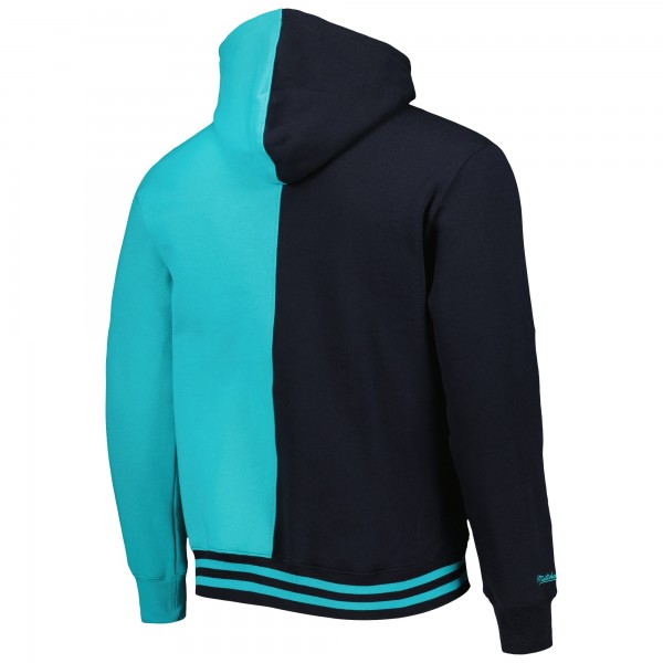 Толстовка San Antonio Spurs Mitchell & Ness Hardwood Classics Split - Black/Teal