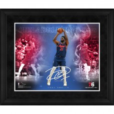 Facsimile Signature Philadelphia 76ers Joel Embiid Fanatics Authentic Framed 16 x 20 Stars of the Game Collage